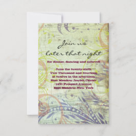 Tarjeta de Fiesta MUSICAL Bat Mitzvah de POPPY RED