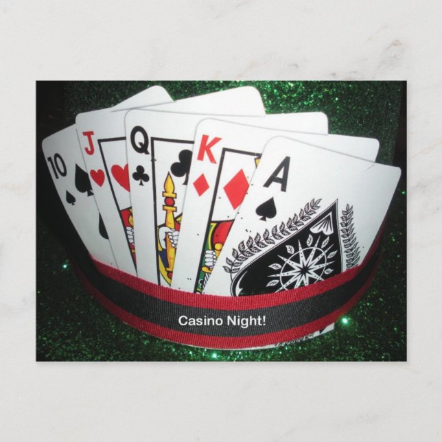 Tarjeta de Fiesta nocturno de Casino (Anverso)
