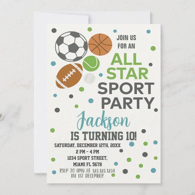 Tarjeta de Fiesta para el Día del Juego de los Niñ (Anverso)