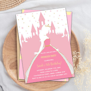Tarjeta de Fiesta real para Chicas