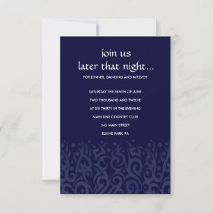 Tarjeta de Fiesta TRIBAL DISIGN Bar Bat Mitzvah Az