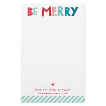 TARJETA DE FIESTAS tipografía divertida moderna