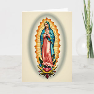 Tarjeta de figura espiritual serena