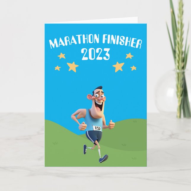 Tarjeta de Finalización de Maratón (Anverso)
