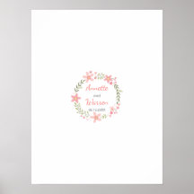 Tarjeta de firma del libro de visitas del boda - F