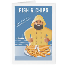Tarjeta de Fish and Chips