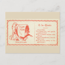 Tarjeta de flirteo victoriana