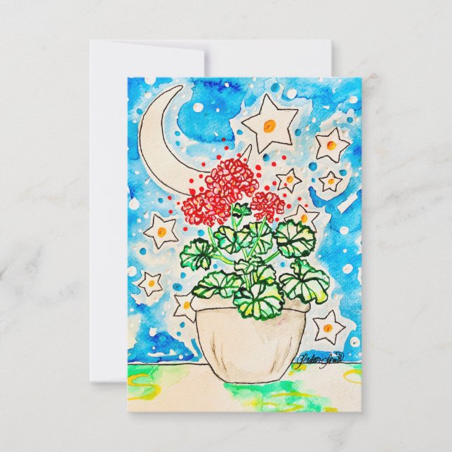 Tarjeta de Flor (Anverso)