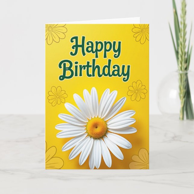 Tarjeta de Flor Alegre (Anverso)