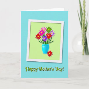 Tarjeta de Flor Alegre