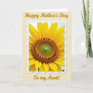 Tarjeta de Flor Amarilla con Lunares