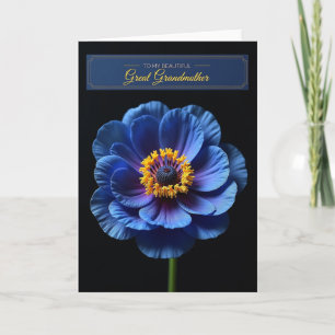 Tarjeta de Flor Azure de Lunares