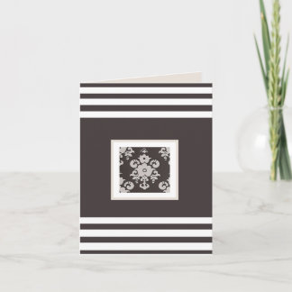 Tarjeta de Flor Beige