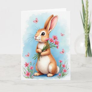 Tarjeta de Flor de Amigo del Bosque