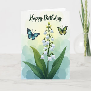 Tarjeta de Flor de Campana Dulce
