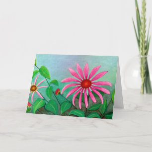 Tarjeta de Flor de Cono para Todas las Ocasiones