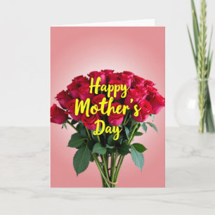Tarjeta de flor de grana con gradiente