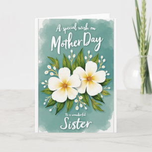 Tarjeta de Flor de la Afectividad Rayada