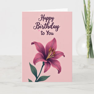 Tarjeta de Flor de Lis Estriada