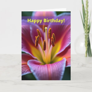 Tarjeta de Flor de Lunares en Flor