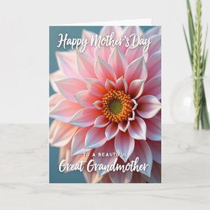 Tarjeta de Flor de Pétalo Rosa Rayado