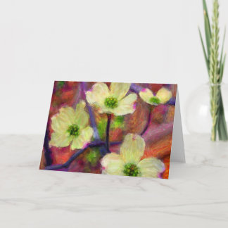 Tarjeta de flor Dogwood