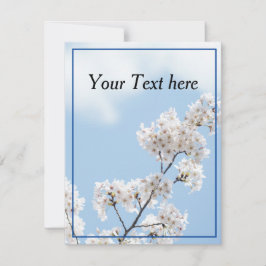 tarjeta de flor editable