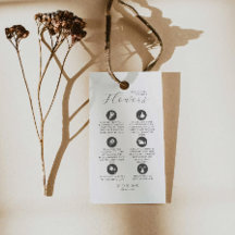 Tarjeta de Flor Flor Con Logotipo