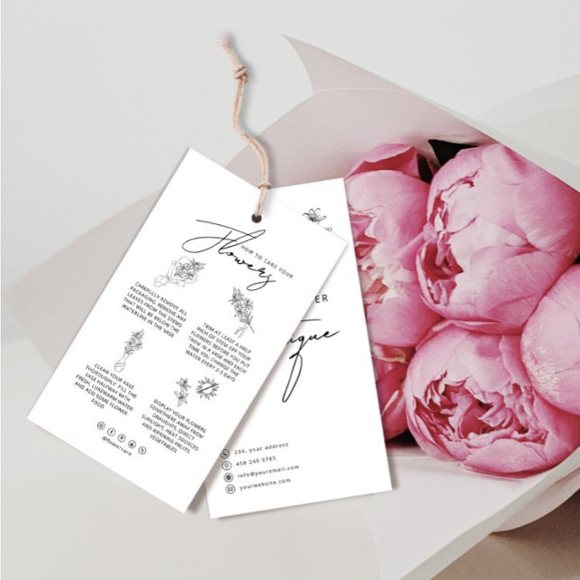 Tarjeta de Flor Flor Con Logotipo (Subido por el creador)