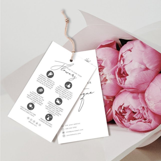 Tarjeta de Flor Flor Con Logotipo (Subido por el creador)