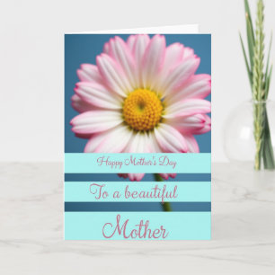 Tarjeta de Flor Pastel en Floración