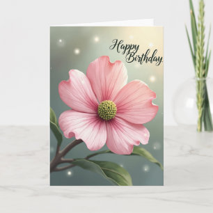 Tarjeta de Flor Rosa Dulce