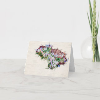 Tarjeta de flor Rosemery