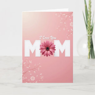 Tarjeta de Flor 'Te Quiero Mamá'
