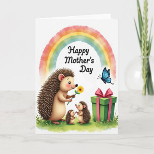 Tarjeta de Floración del Día de la Madre del Bosqu