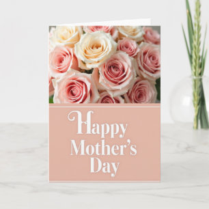 Tarjeta de Floración del Día de las Madres con Ton