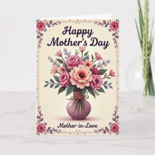 Tarjeta de Floración del Día de las Madres Tono Me