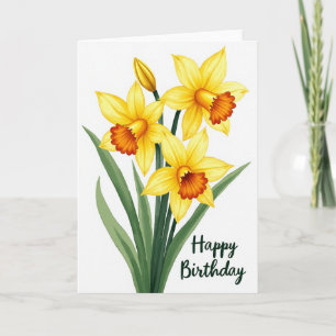 Tarjeta de floración primaveral de lunares