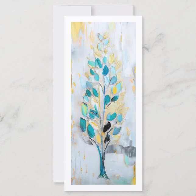 Tarjeta de florecimiento de espuma marina de Jubil (Anverso)