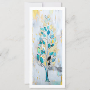 Tarjeta de florecimiento de espuma marina de Jubil