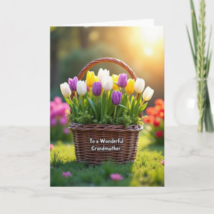 Tarjeta de florecimiento de la primavera de la abu