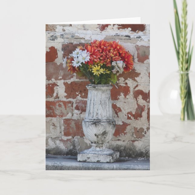 Tarjeta de flores (Anverso)