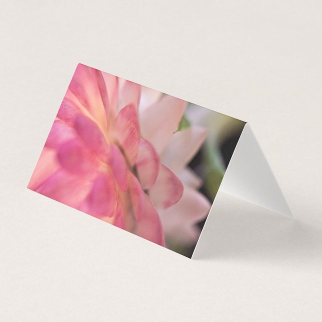 Tarjeta de flores de fresa rosa brillante (Anverso)