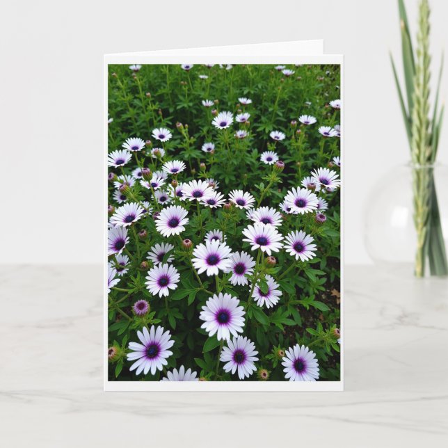 Tarjeta de flores del día de las madres floral (Anverso)