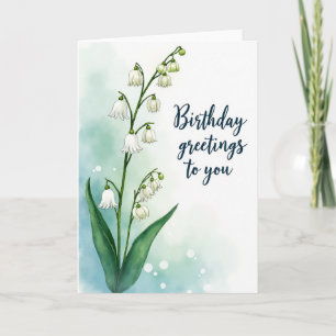 Tarjeta de Flores Elegantes y Alegres