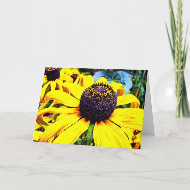 Tarjeta de flores en Portugal (Anverso)