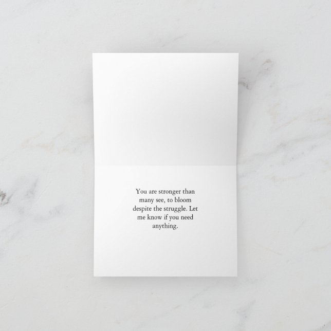 Tarjeta de Flores Fierce (Interior)