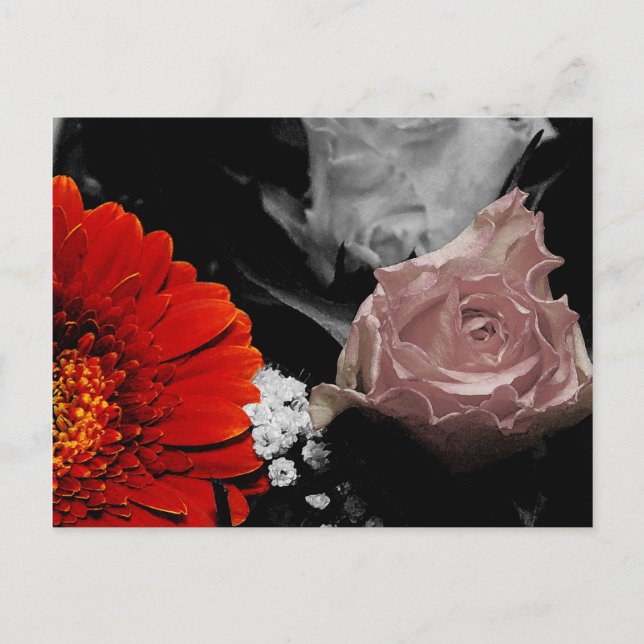 Tarjeta de flores neutral (Anverso)