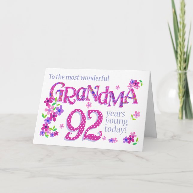 Tarjeta de flores para el arte de la palabra de cu (Anverso)