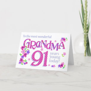 Tarjeta de flores para el arte de la palabra de cu